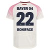 Camisola Bayer 04 Leverkusen Victor Boniface 22 Homen Equipamento 2ª 2025-26
